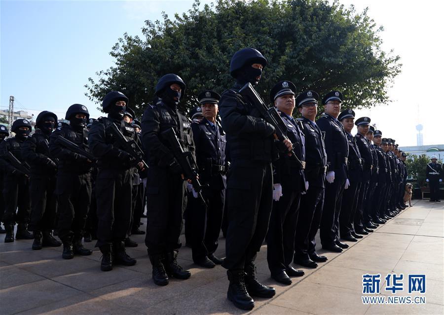 （社会）（3）广州：铁警誓师保春运平安