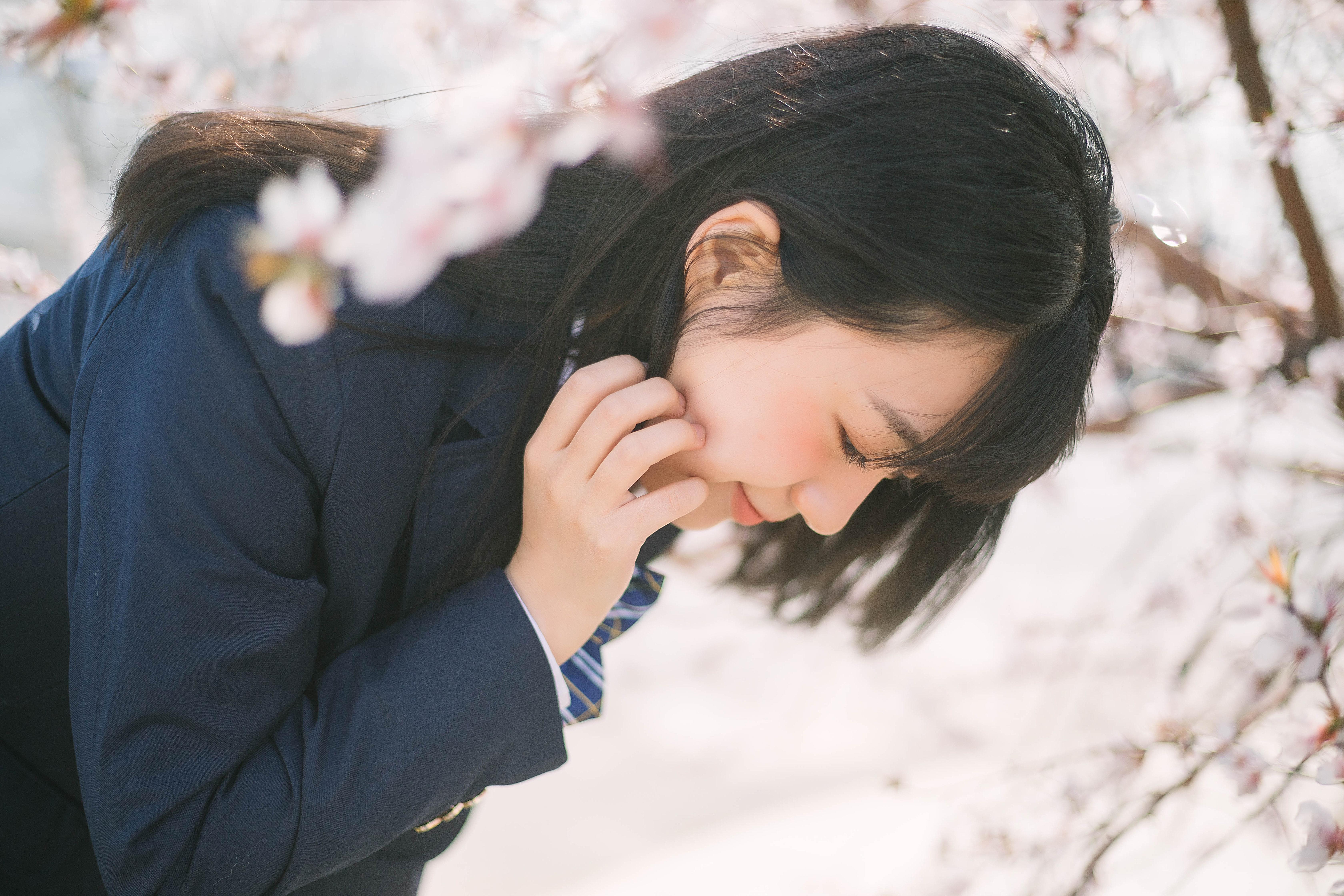 [YITUYU艺图语]2021.04.07 花季少女 阳阳 蓝色JK制服与短裙加黑丝美腿清纯写真集