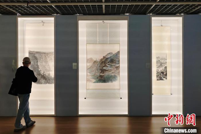 全国最大规模傅抱石山水画特展在南博开展